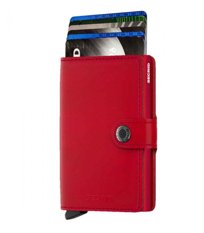 SECRID - Secrid mini wallet leather original red-red