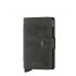 SECRID - Secrid mini wallet leather vintage olive black