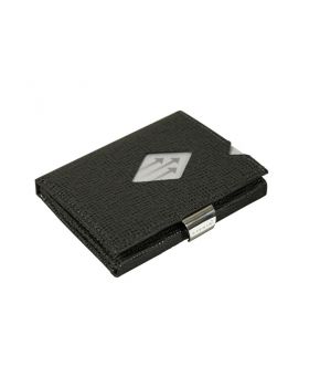 Exentri slim wallet leather Mosaic black with RFID block