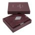 Exentri - Exentri slim wallet leather purple with RFID block