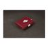 Exentri - Exentri slim wallet leather Solid red with RFID block