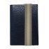 Q7-WALLET - RFID slim wallet leather-strap classy black beige