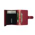 SECRID - Secrid mini wallet leather stitch magnolia rosso