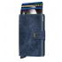 SECRID - Secrid mini wallet leather vintage blue titanium