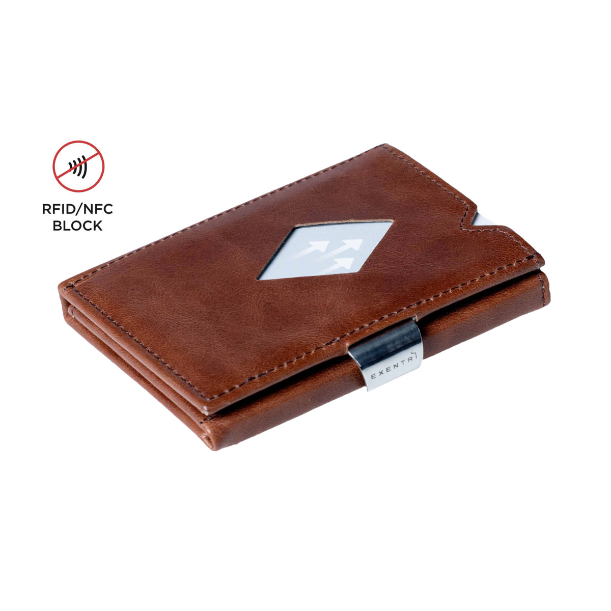 Intolerable Decay ambition Exentri multi wallet leather Hazelnut with RFID block and coin compartment  - Multi-Hazelnut - 53,68€