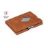 Exentri Exentri multi wallet leather Sand with RFID block and coin compartment