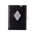 Exentri Exentri multi wallet leather Solid black with RFID block and coin compartment