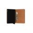 Secrid slim wallet leather perforated cognac