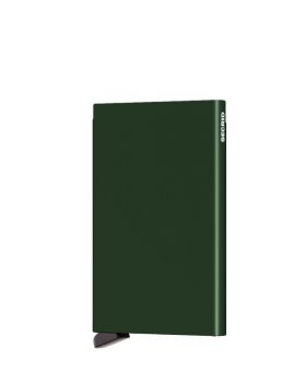 Secrid card protector aluminium in color green