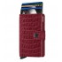 Secrid mini wallet leather Nile ruby