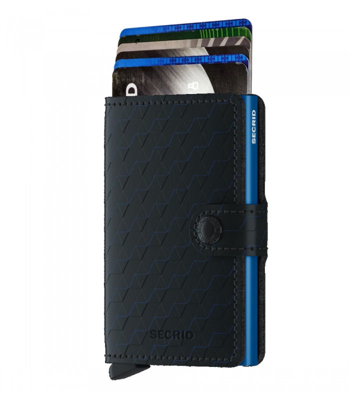 Secrid mini wallet leather optical black