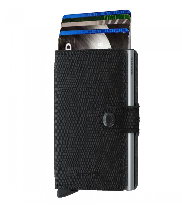 Secrid mini wallet leather Rango black