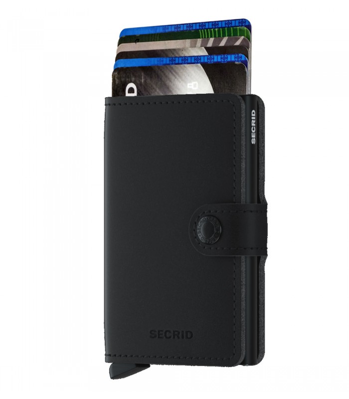 Secrid mini wallet Vegan soft touch black