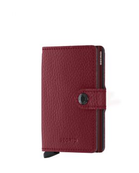 Secrid mini wallet leather veg rosso