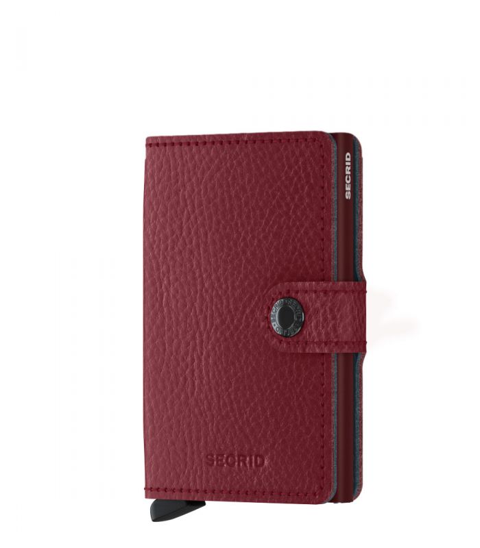 Secrid mini wallet leather veg rosso