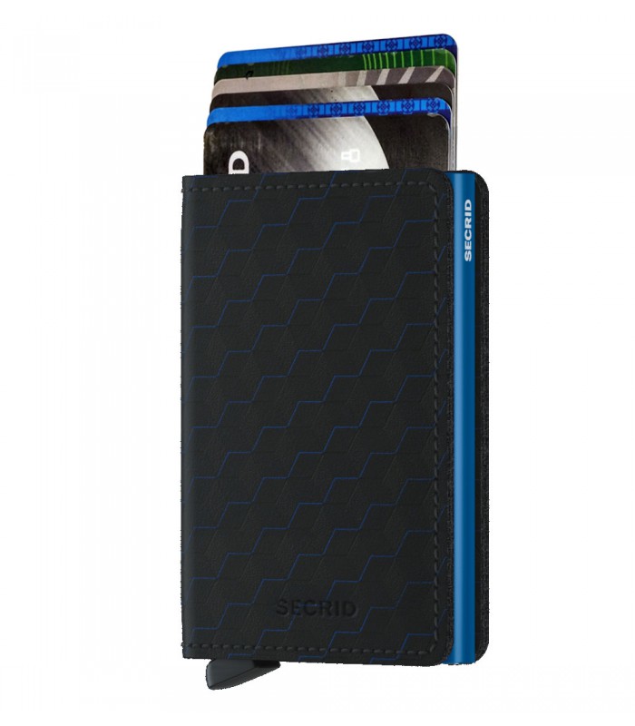 Secrid slim wallet leather optical black