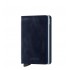 Secrid slim wallet leer vintage blauw
