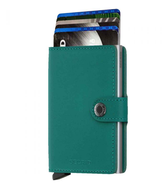 SECRID - Secrid mini wallet leather original emerald