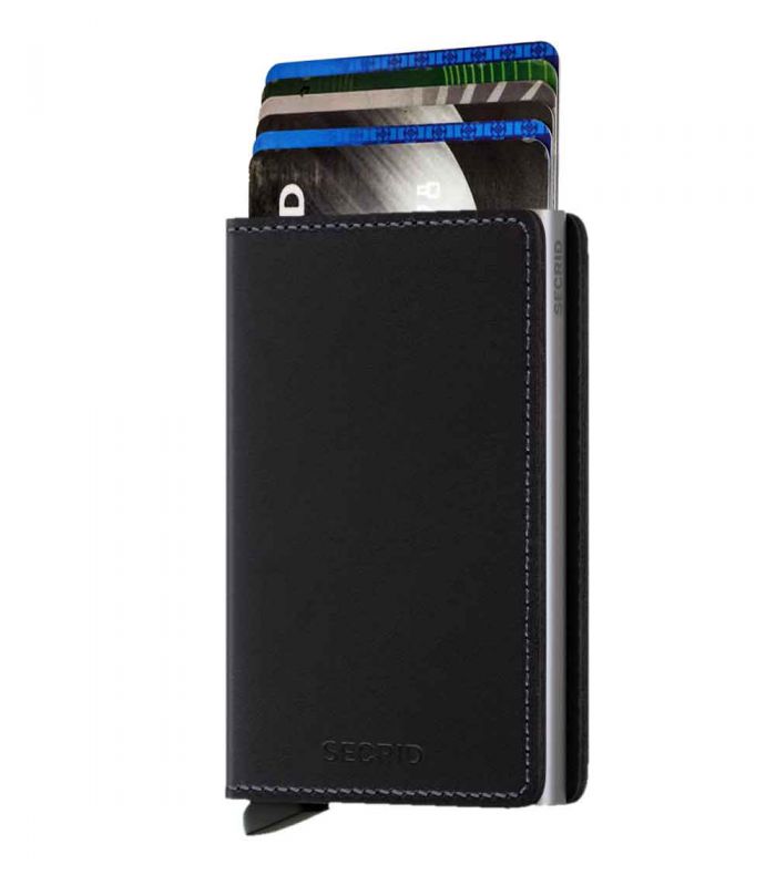 SECRID - Secrid slim wallet leather original black