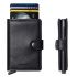 SECRID - Secrid mini wallet leather vintage black